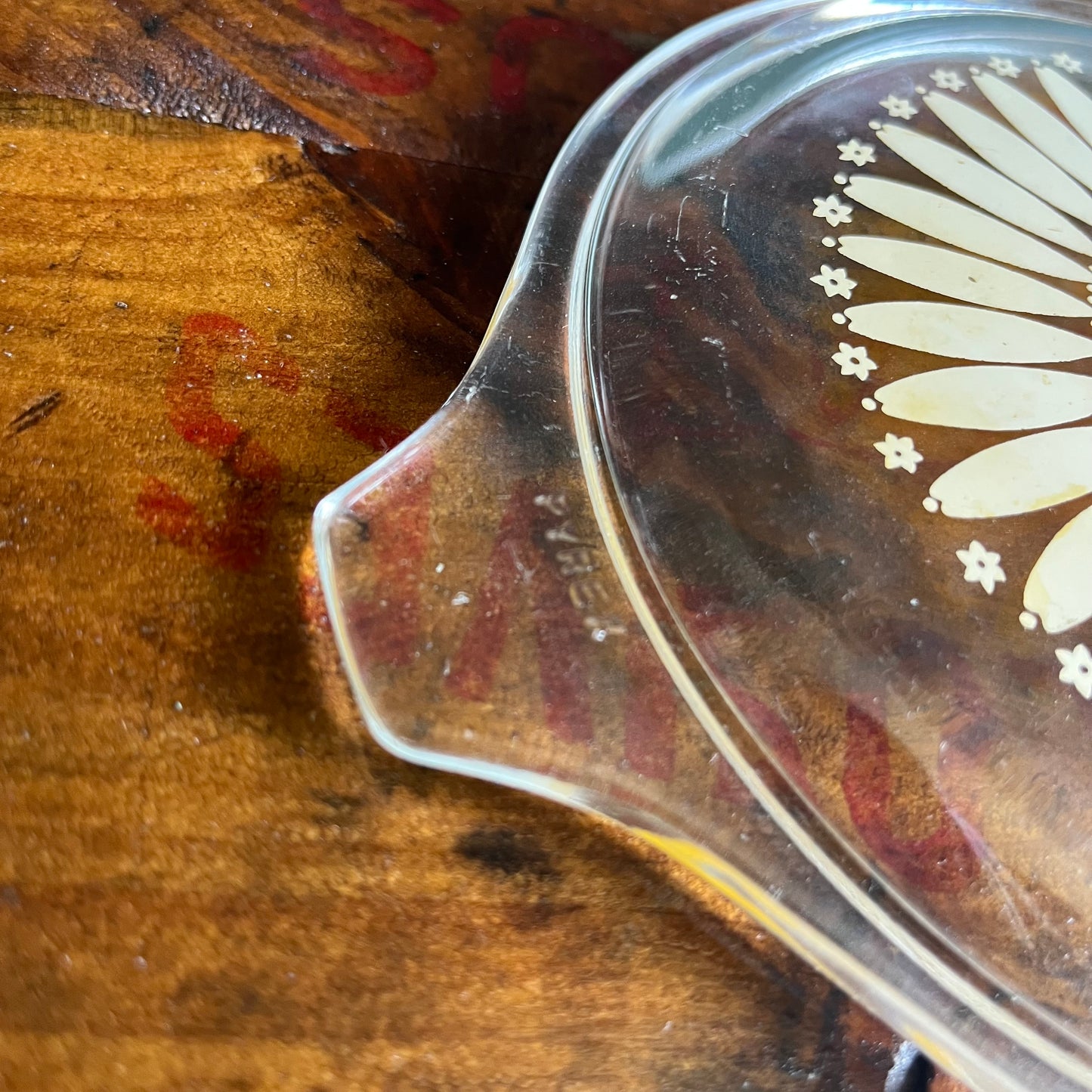 Vintage Pyrex Daisy Casserole Lid 470-C