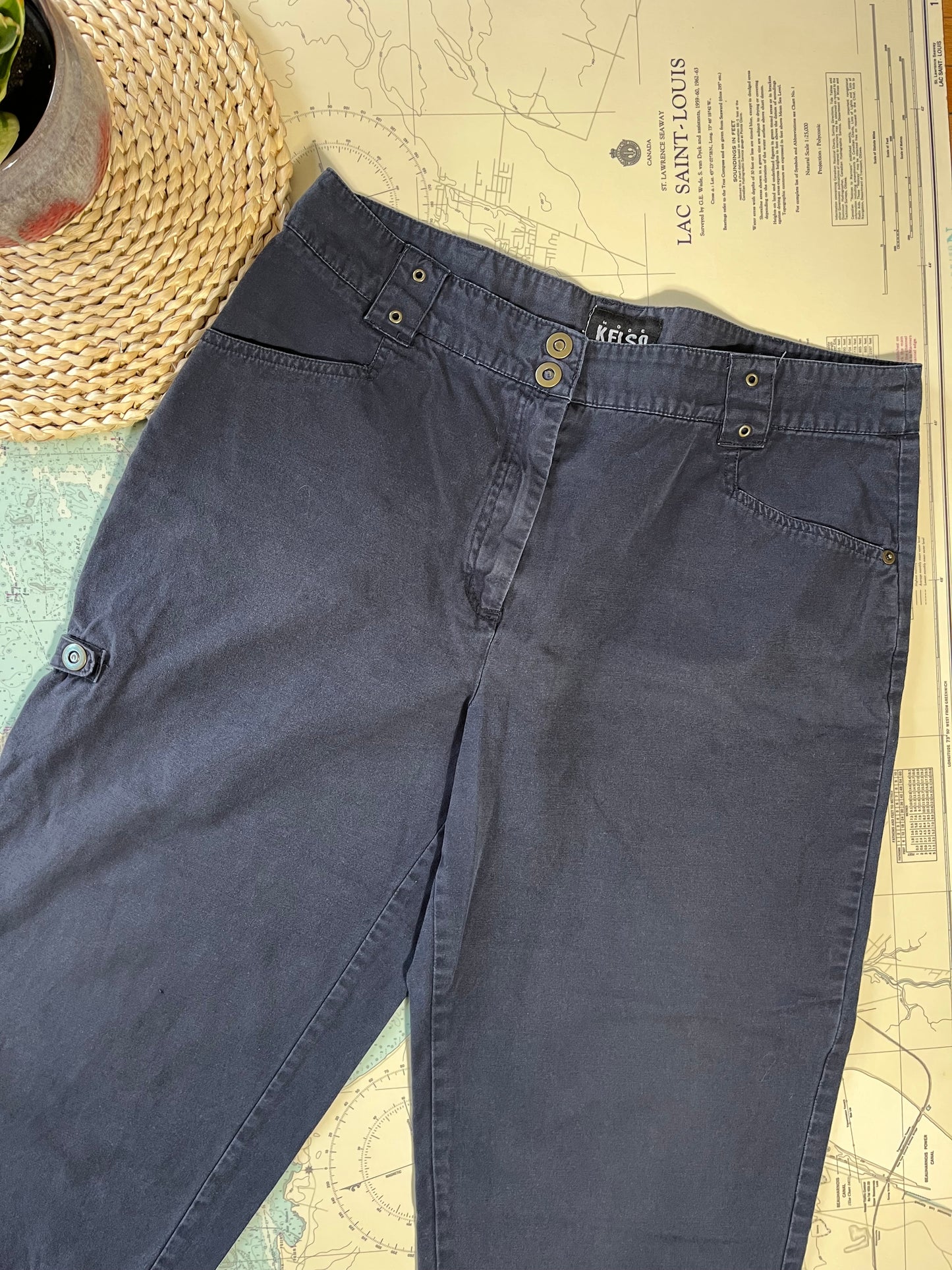 Vintage Kelso Wide Leg 3/4 Pants / Capri