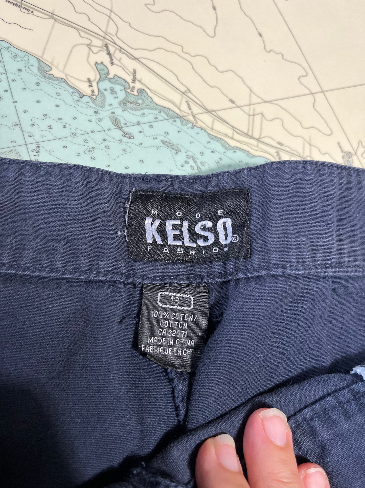 Vintage Kelso Wide Leg 3/4 Pants / Capri