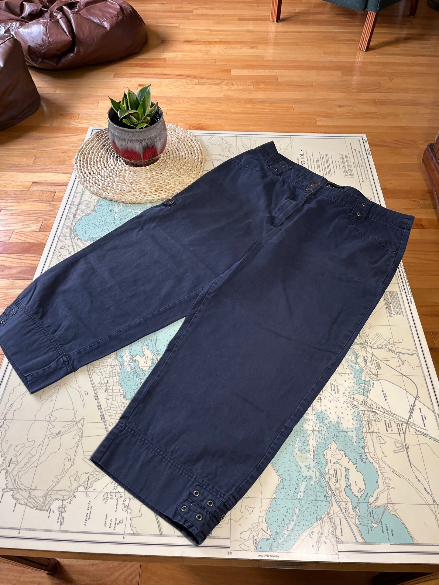 Vintage Kelso Wide Leg 3/4 Pants / Capri