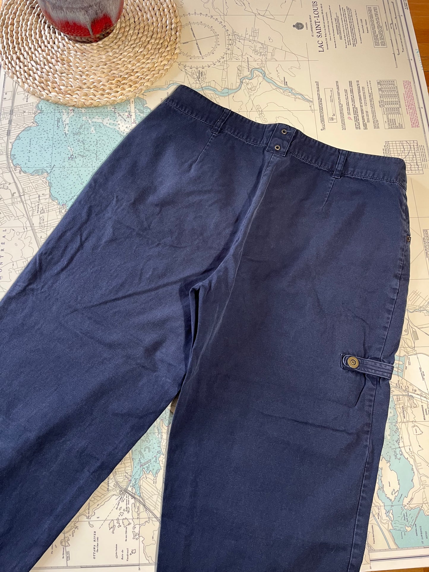 Vintage Kelso Wide Leg 3/4 Pants / Capri