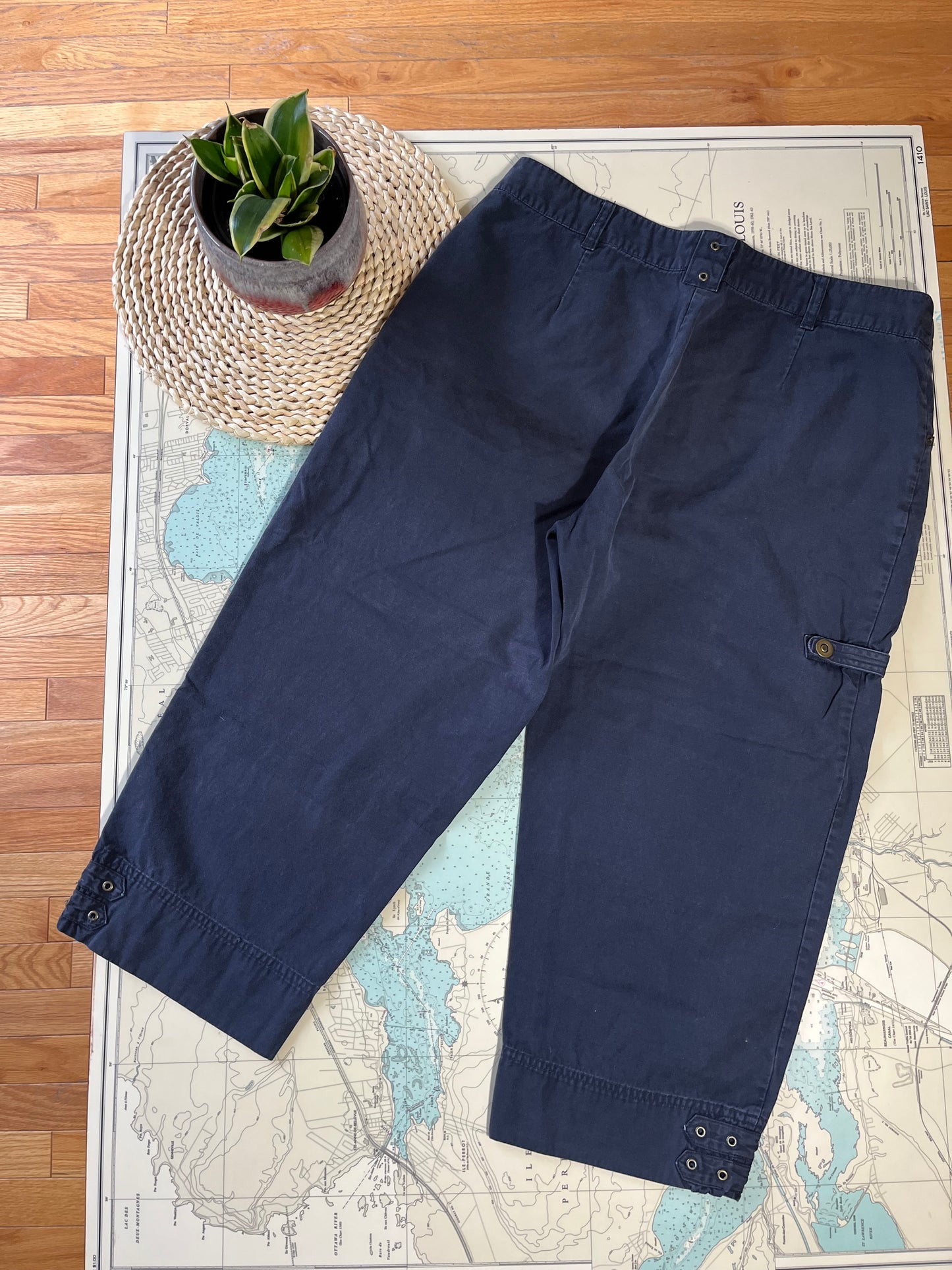 Vintage Kelso Wide Leg 3/4 Pants / Capri