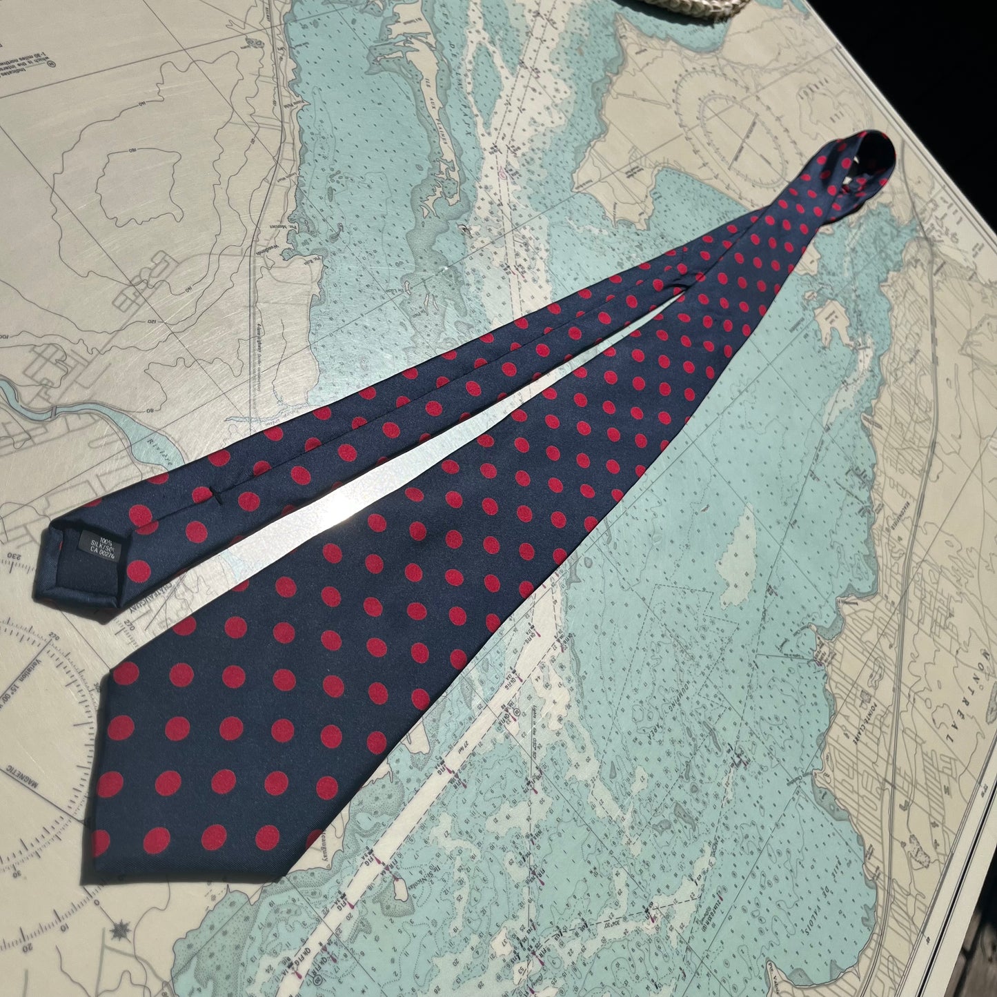 Vintage Eaton's Preppy Polka Dot Tie