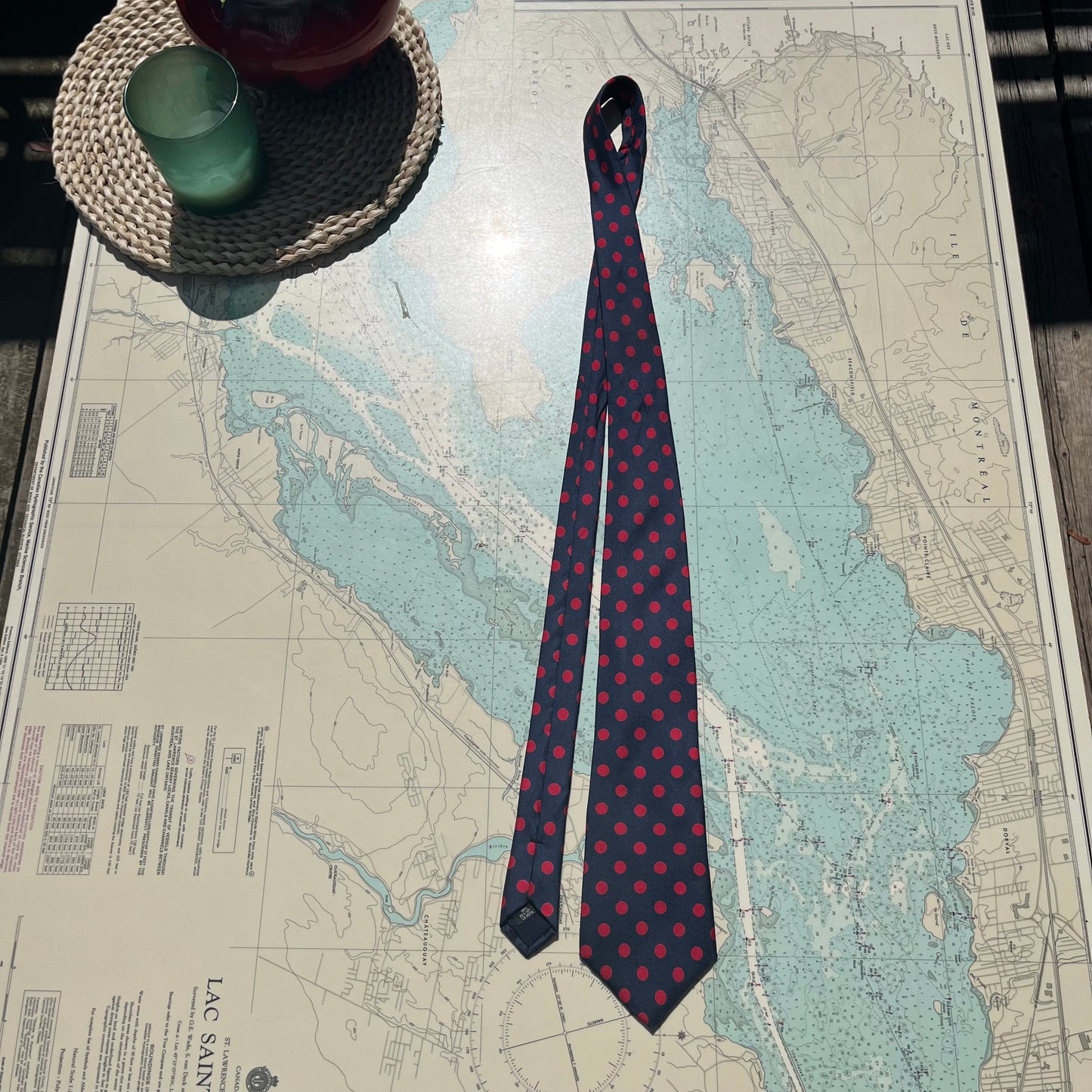 Vintage Eaton's Preppy Polka Dot Tie