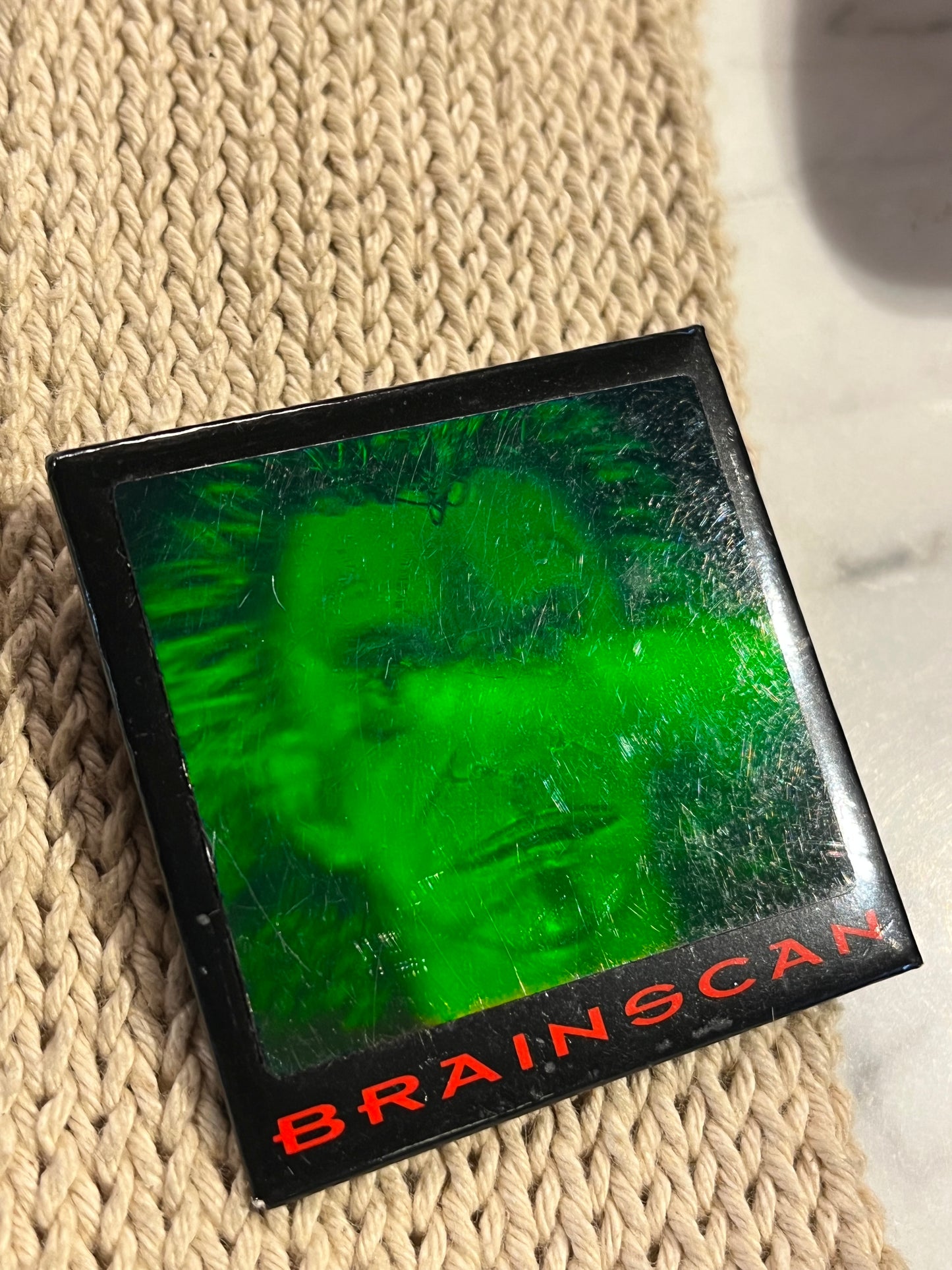 Vintage 1994 Brainscan Holographic Promo Pin