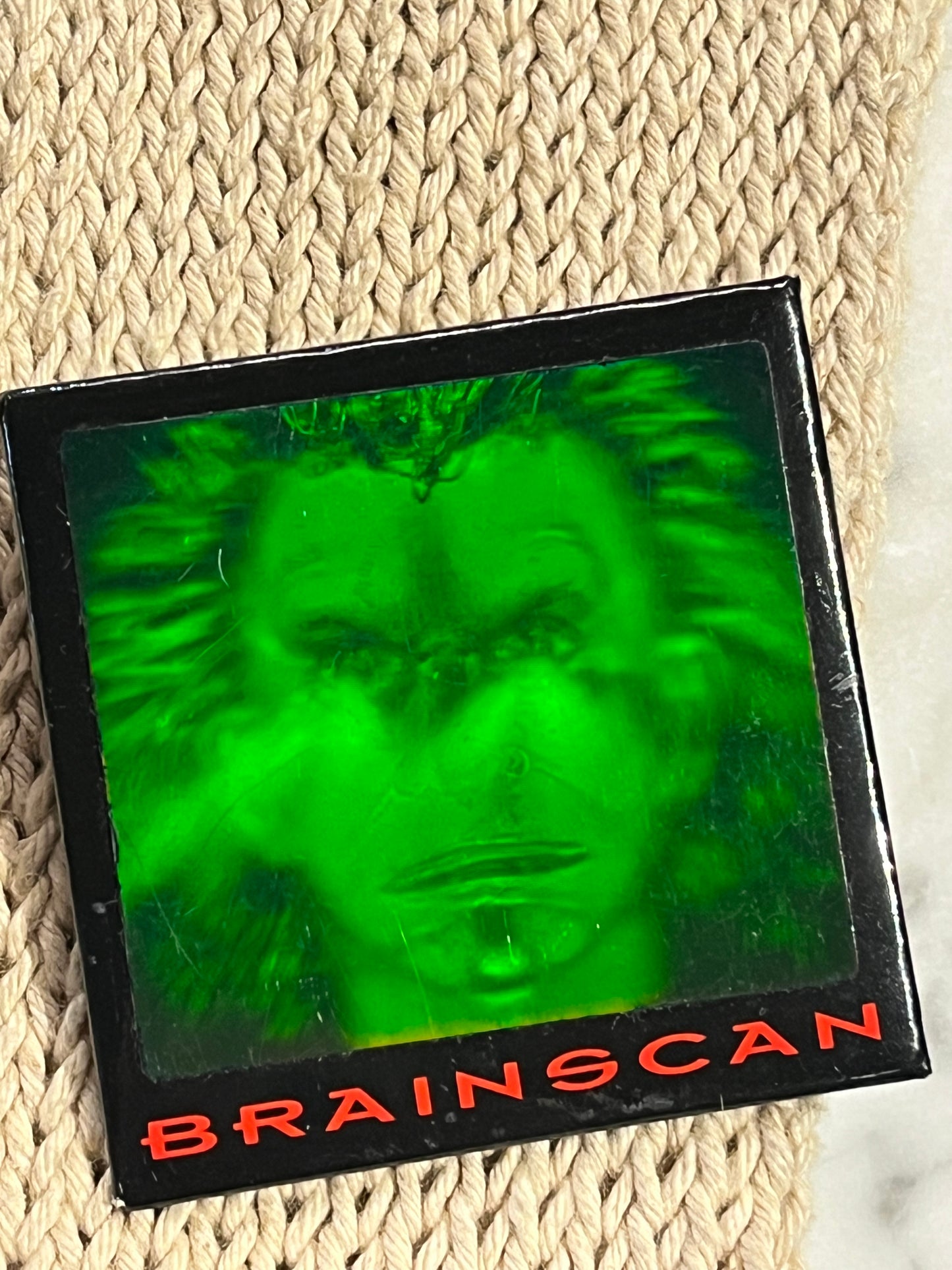 Vintage 1994 Brainscan Holographic Promo Pin