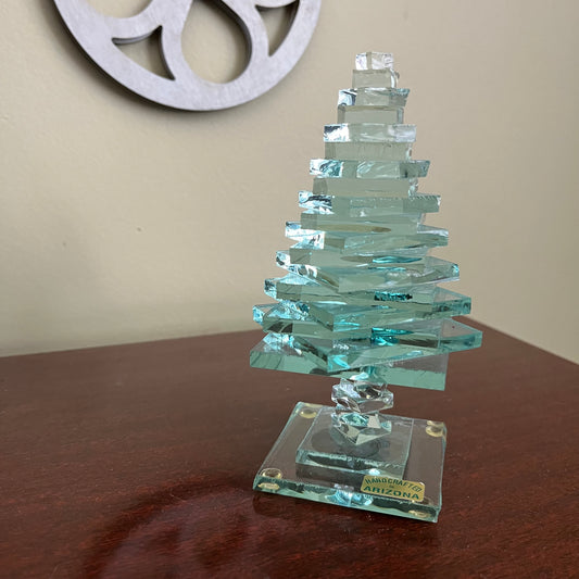 Vintage Arizona Cut Glass Pine Tree