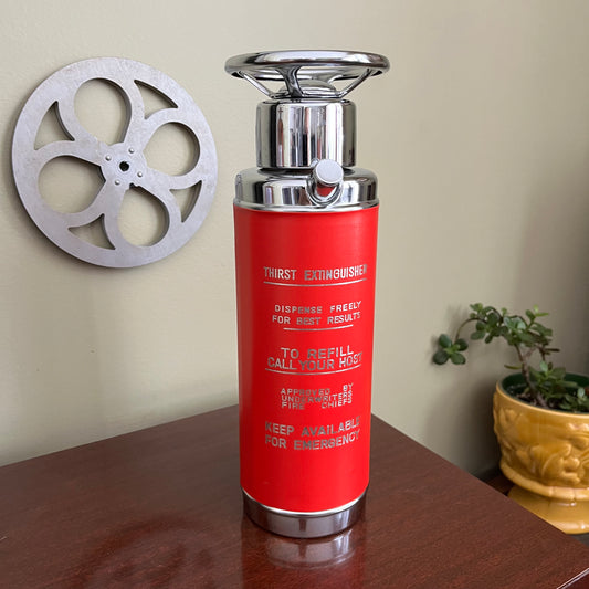 Vintage Thirst Extinguisher Drink Shaker Barware Decor