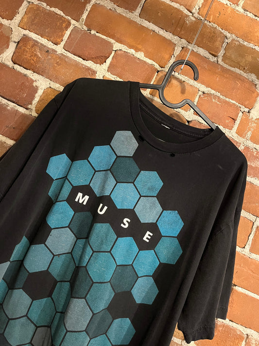 Vintage 2010 Distressed Muse Band Tee Shirt