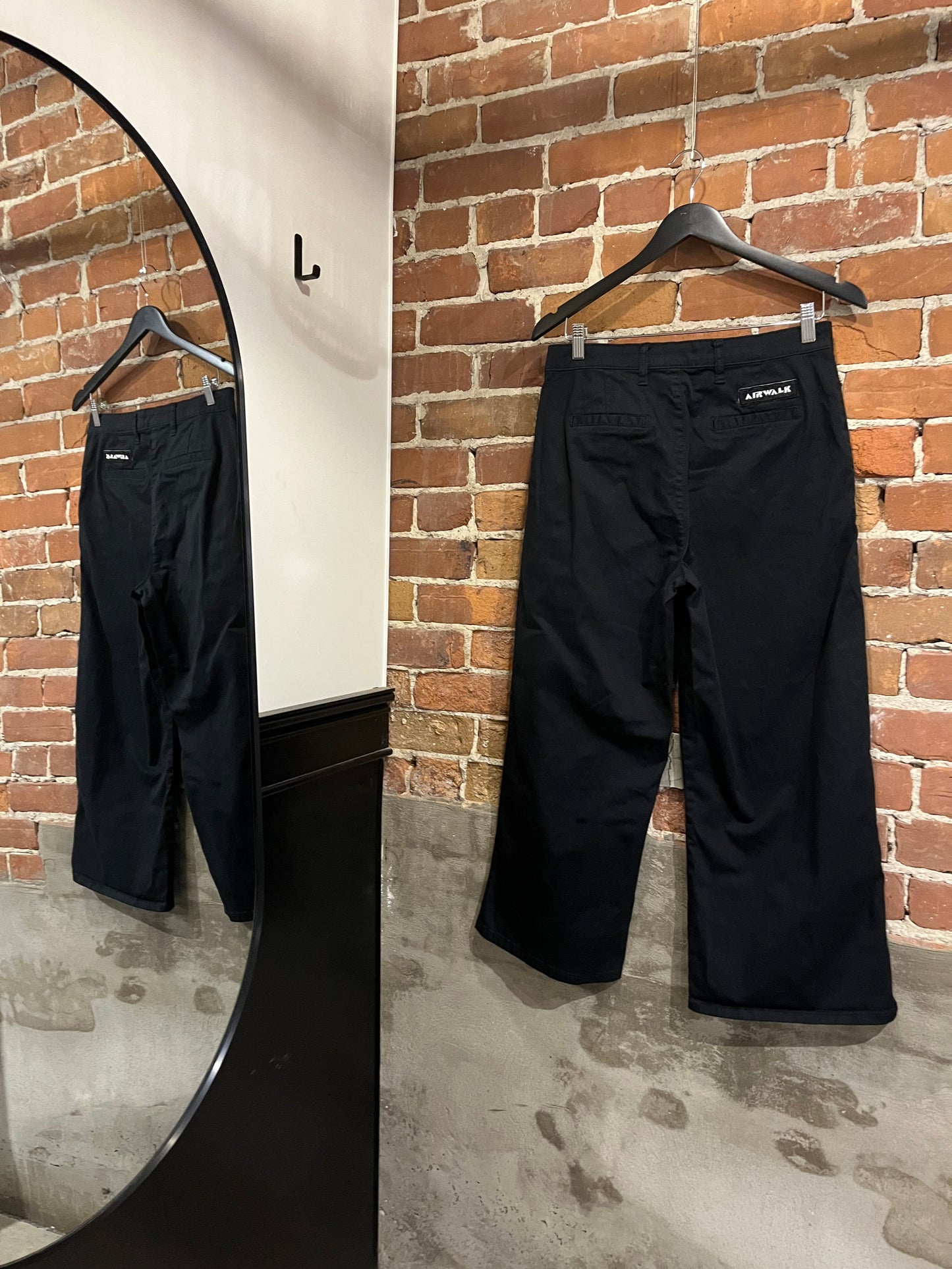 Airwalk Black Wide Leg Trouser 8