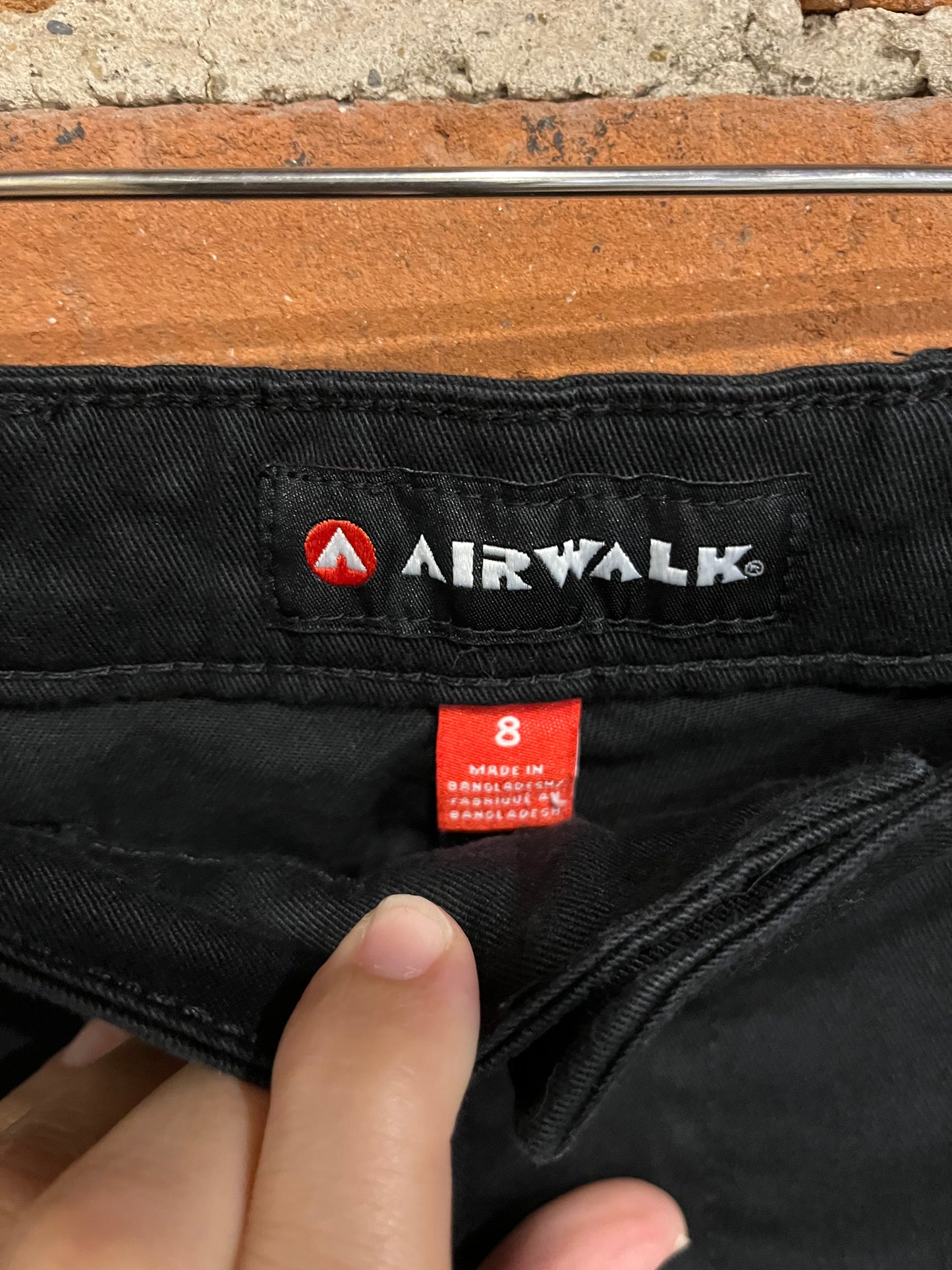 Airwalk Black Wide Leg Trouser 8