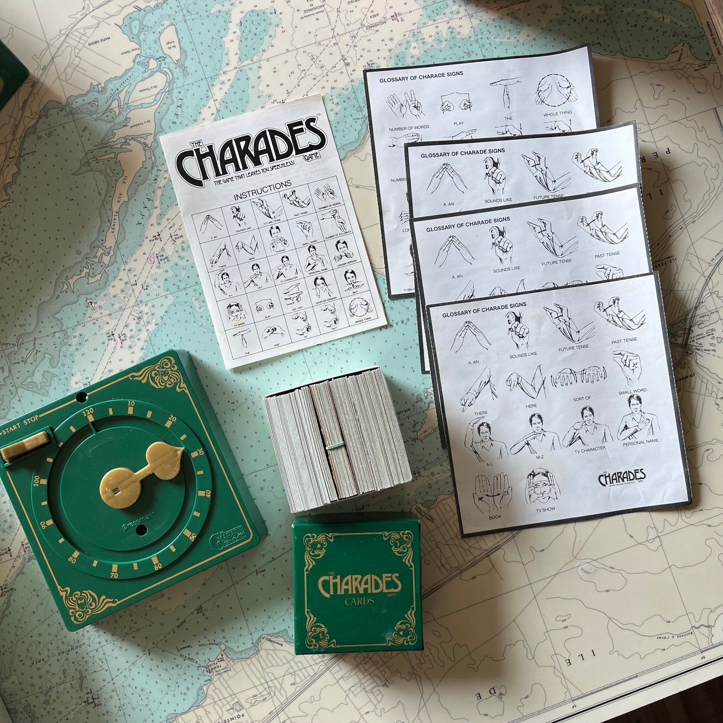 Vintage 1984 The Charades Game
