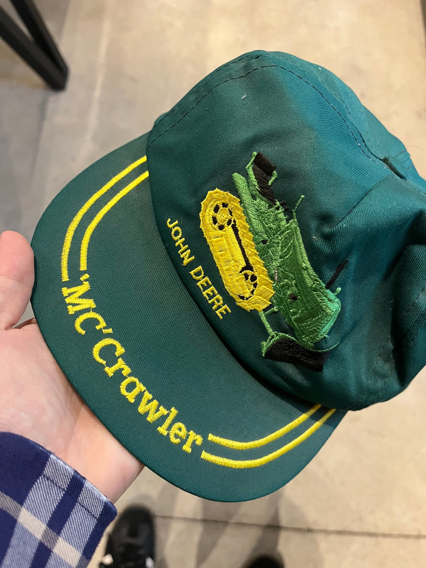 Vintage 1991 John Deere McCrawler Collectors Edition Snap Back Hat
