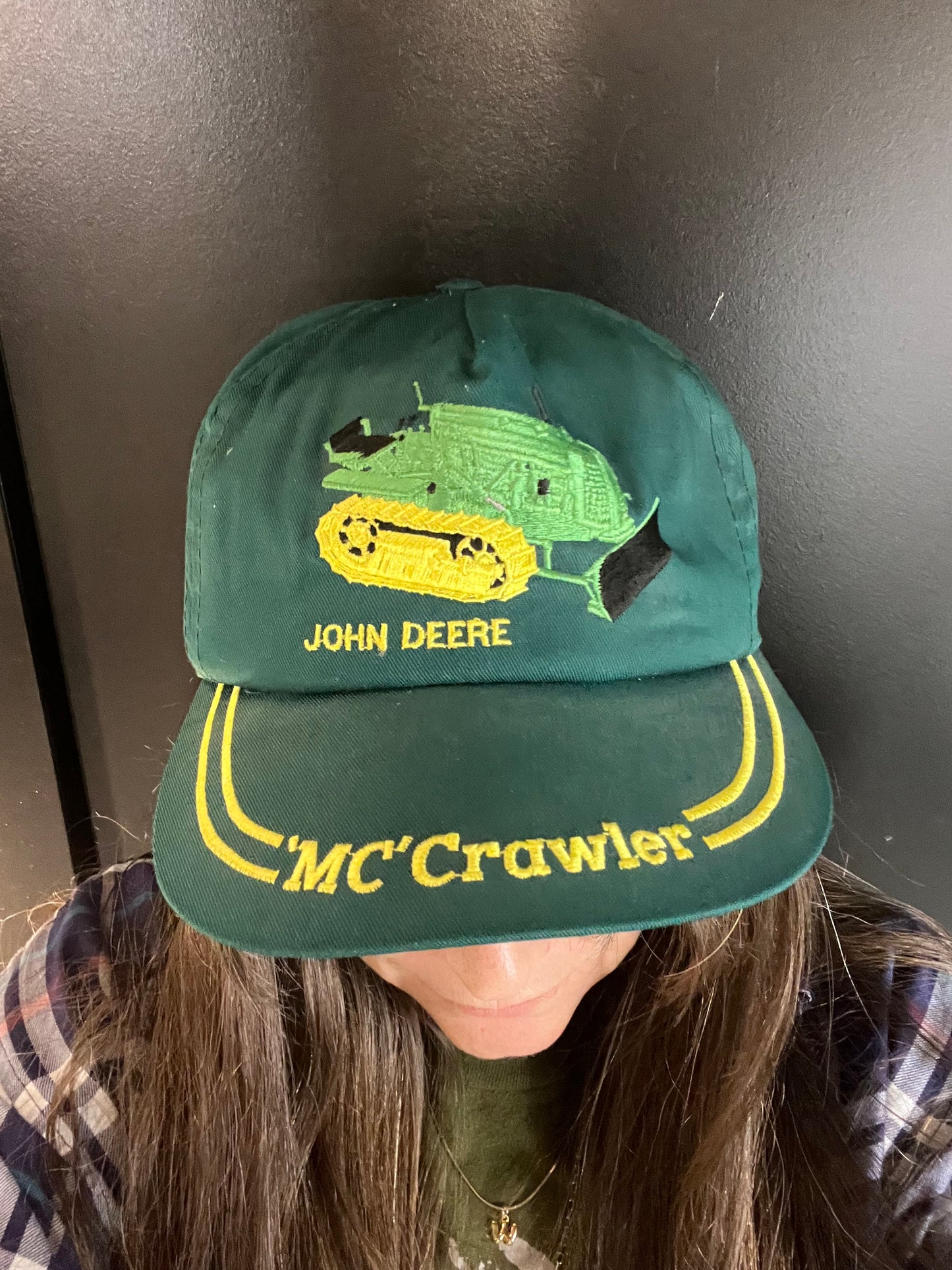 Vintage 1991 John Deere McCrawler Collectors Edition Snap Back Hat