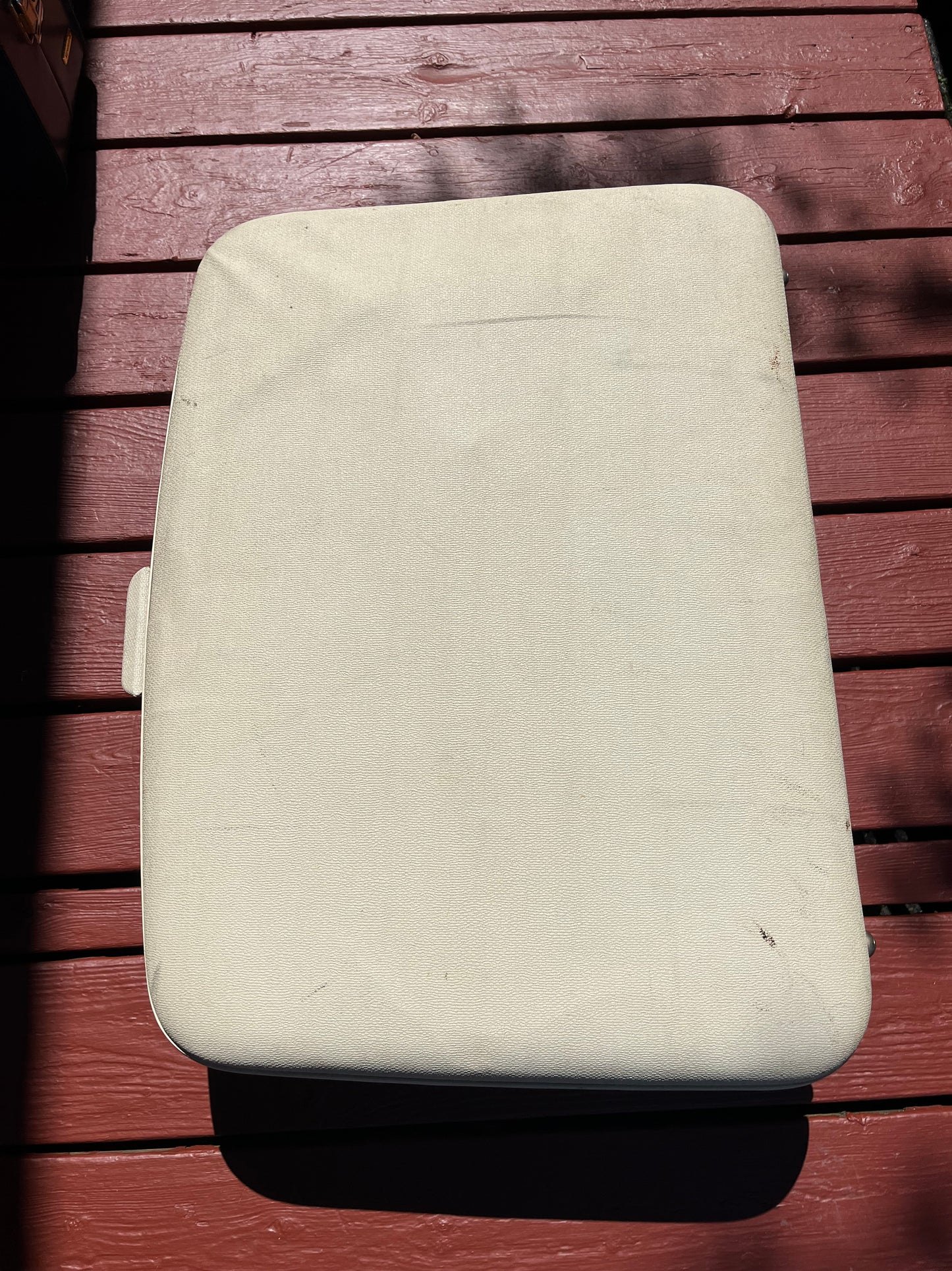 Vintage Cream Americana Suitcase