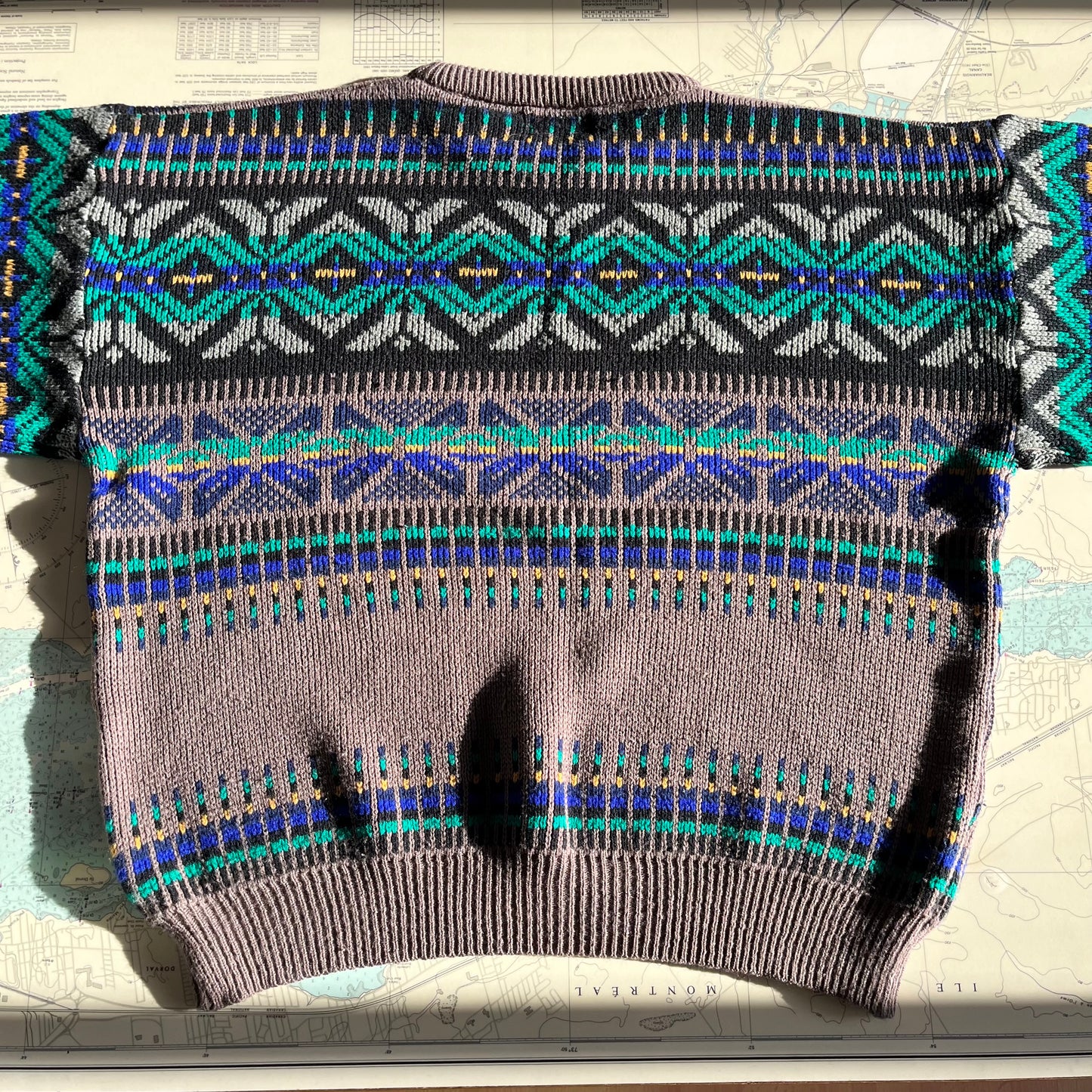 Vintage 90s Essentials Funky Knit Sweater L