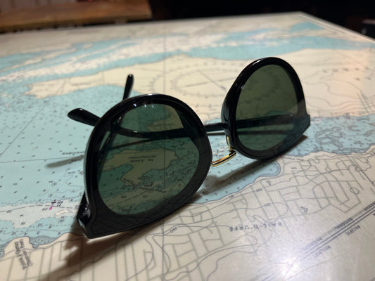 Vintage Merlynn Style Gold Bridge Sunglasses