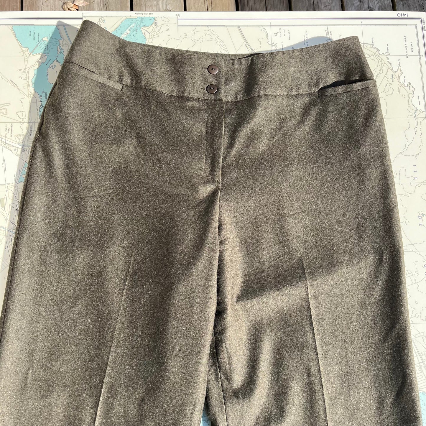 Vintage 90s Jones New York Wide Leg Trousers