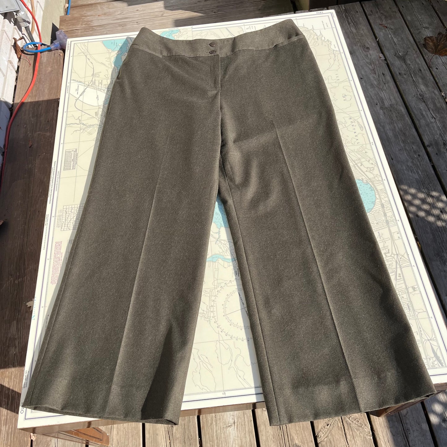 Vintage 90s Jones New York Wide Leg Trousers