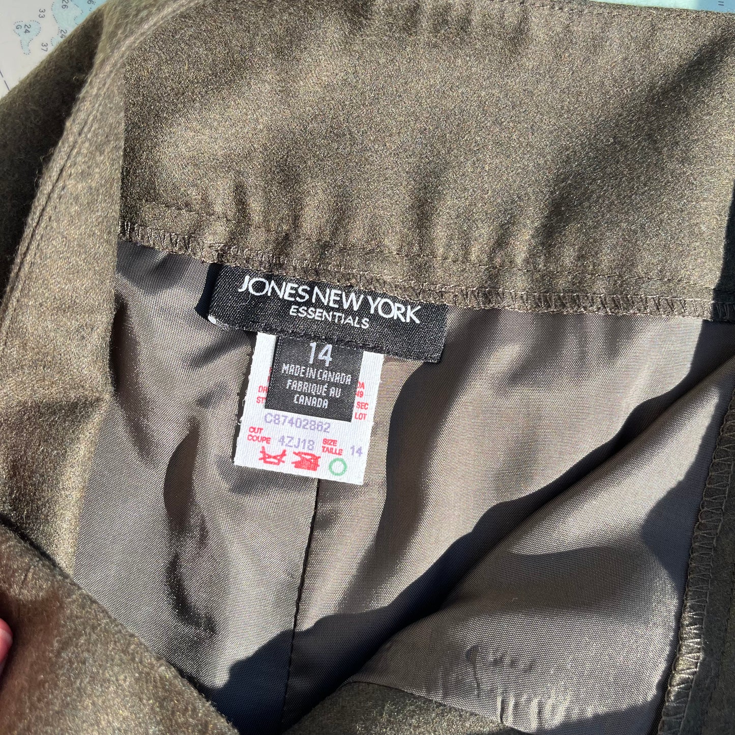 Vintage 90s Jones New York Wide Leg Trousers