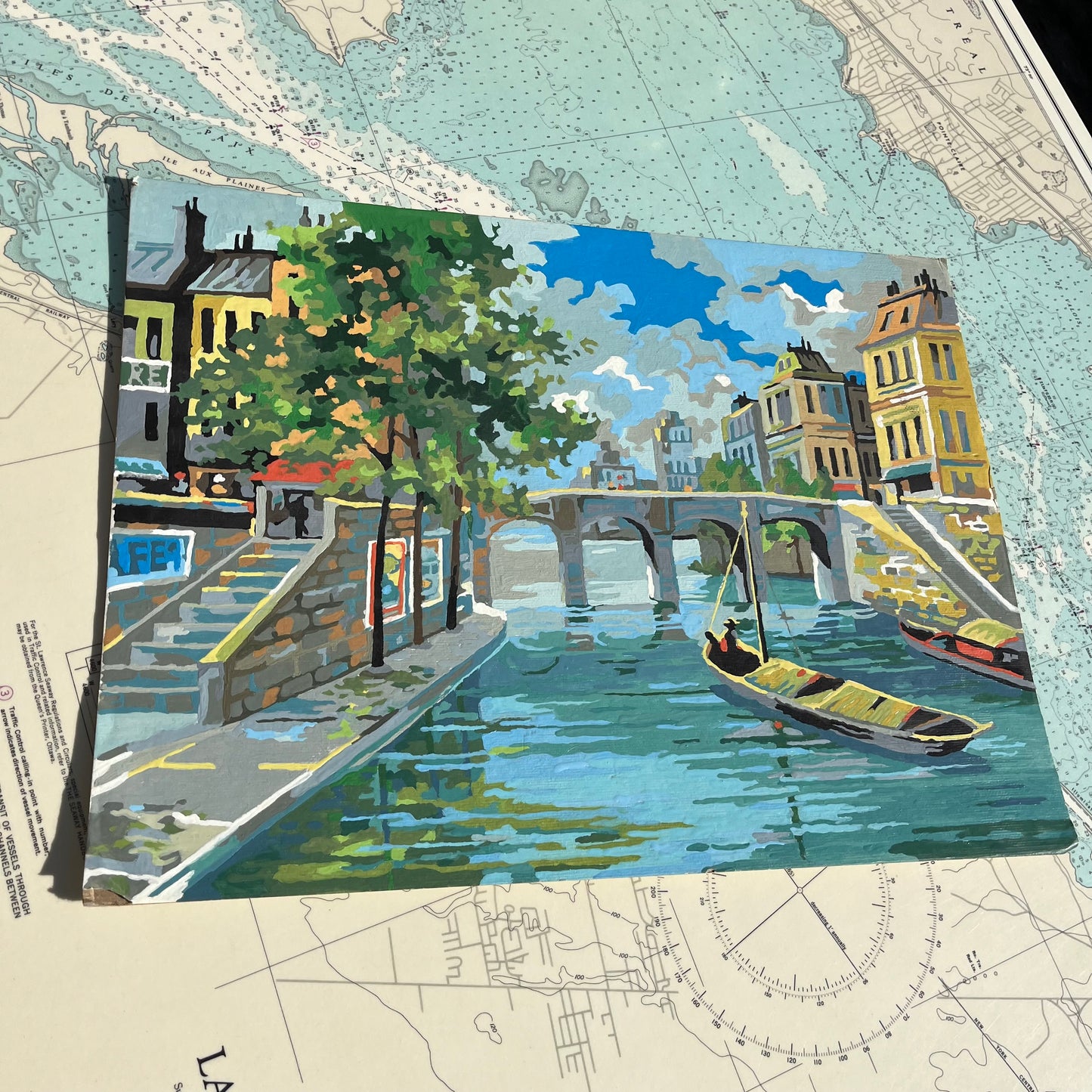 Vintage Venice Paint By Numbers (Unframed)