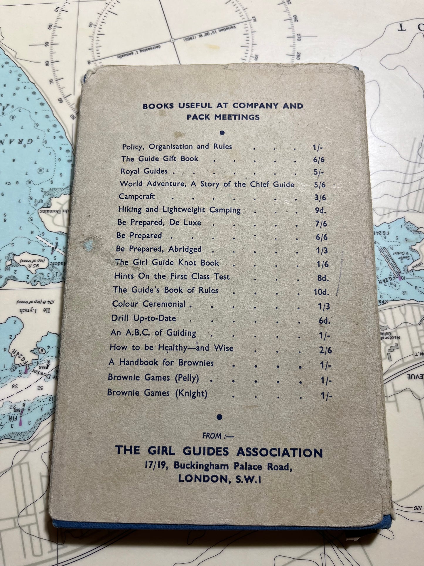 Vintage 1918 Girl Guiding Lord Baden Powell of Gilwell Book