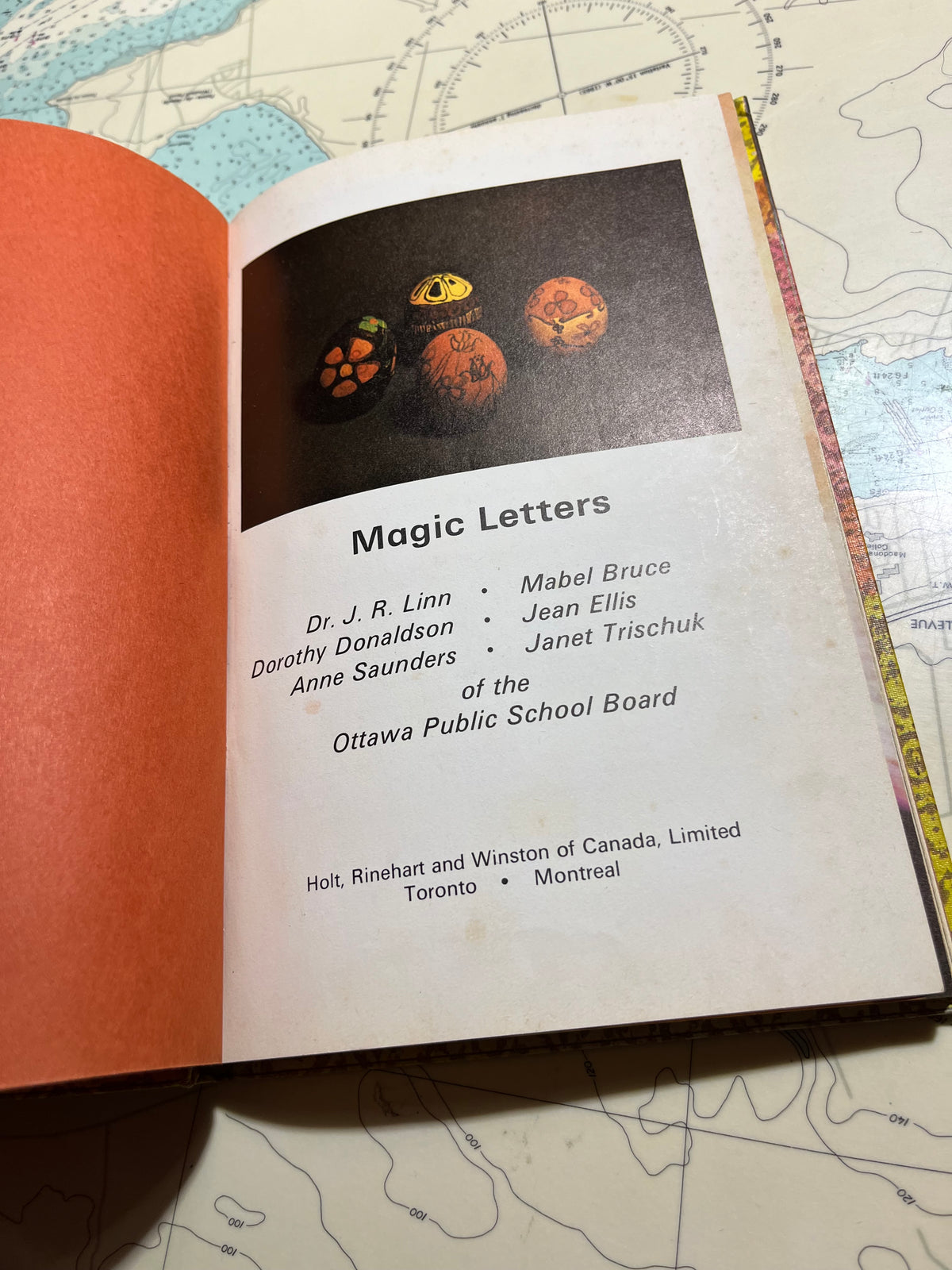 Vintage 1967 Magic Letters Book