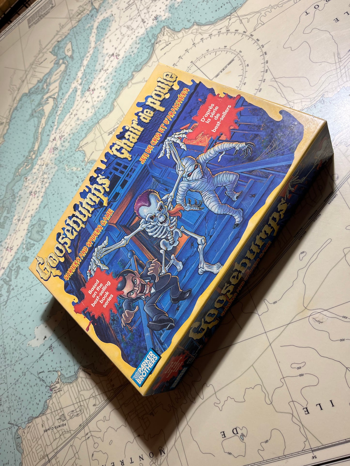 Vintage 1995 Goosebumps Shrieks and Spiders Game