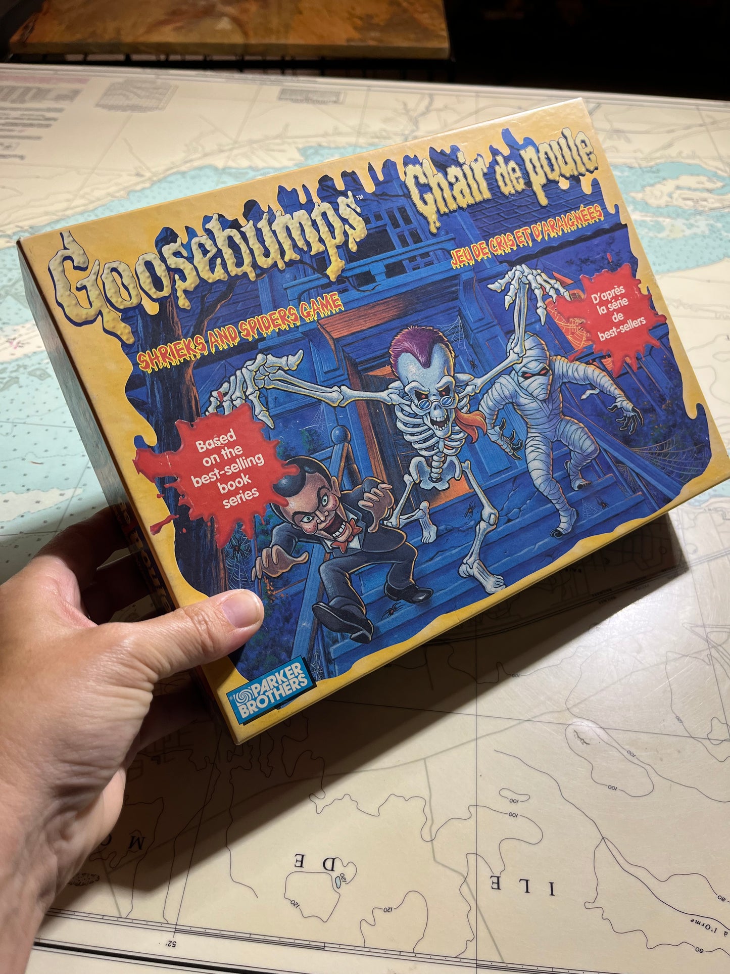 Vintage 1995 Goosebumps Shrieks and Spiders Game