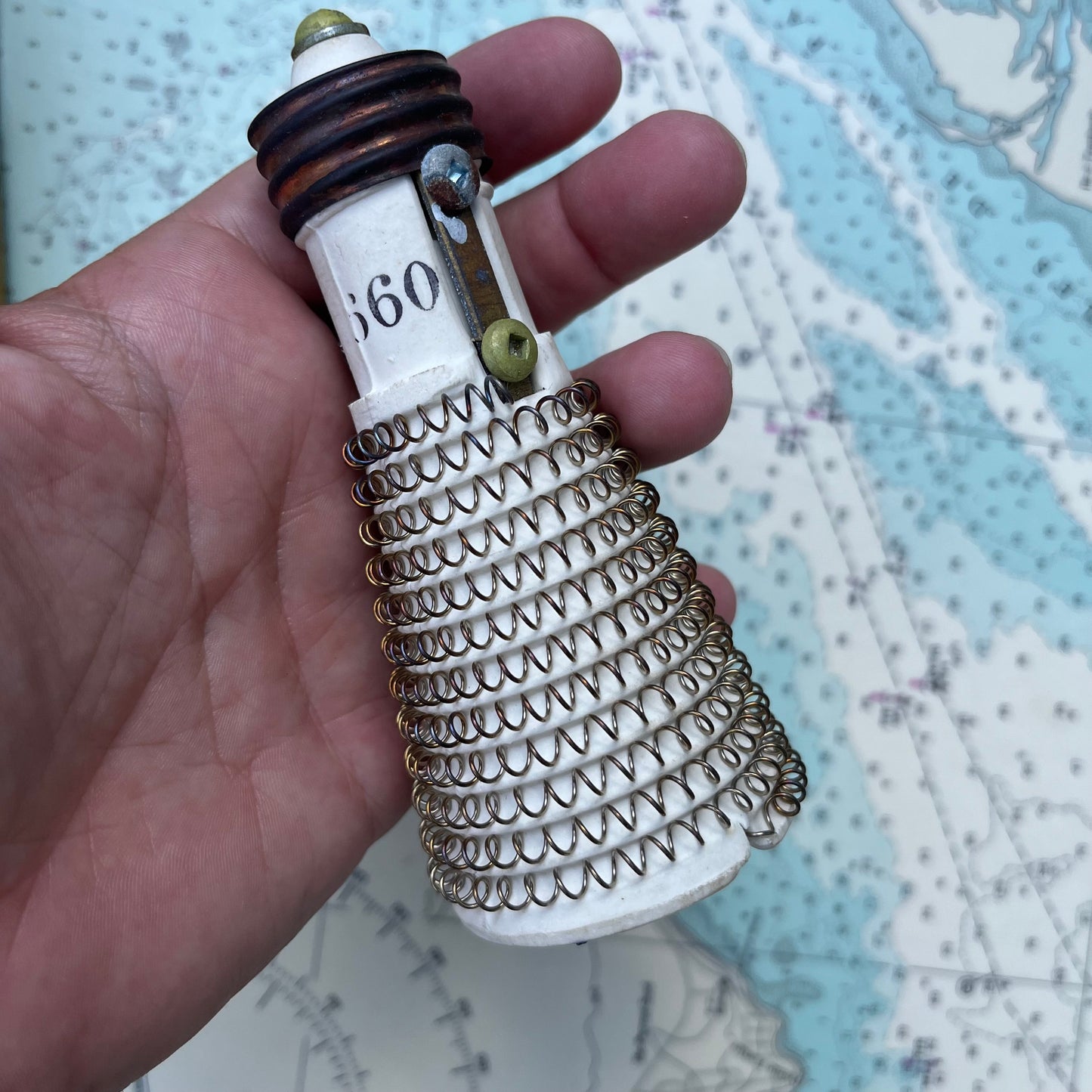 Vintage Chandler Heater Element Edison Screw Cone