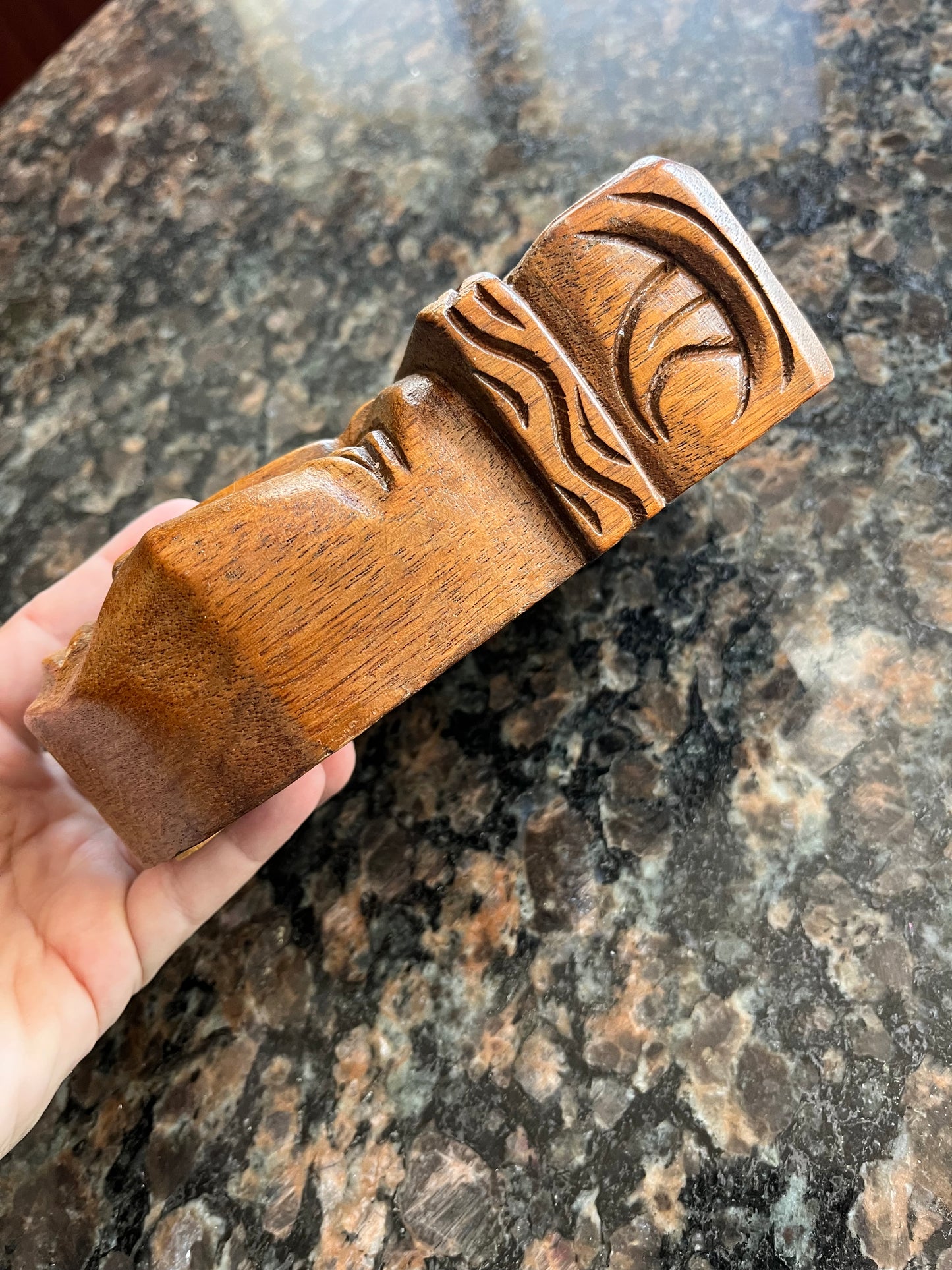 Vintage Hand Carved Wooden Honduras Mask
