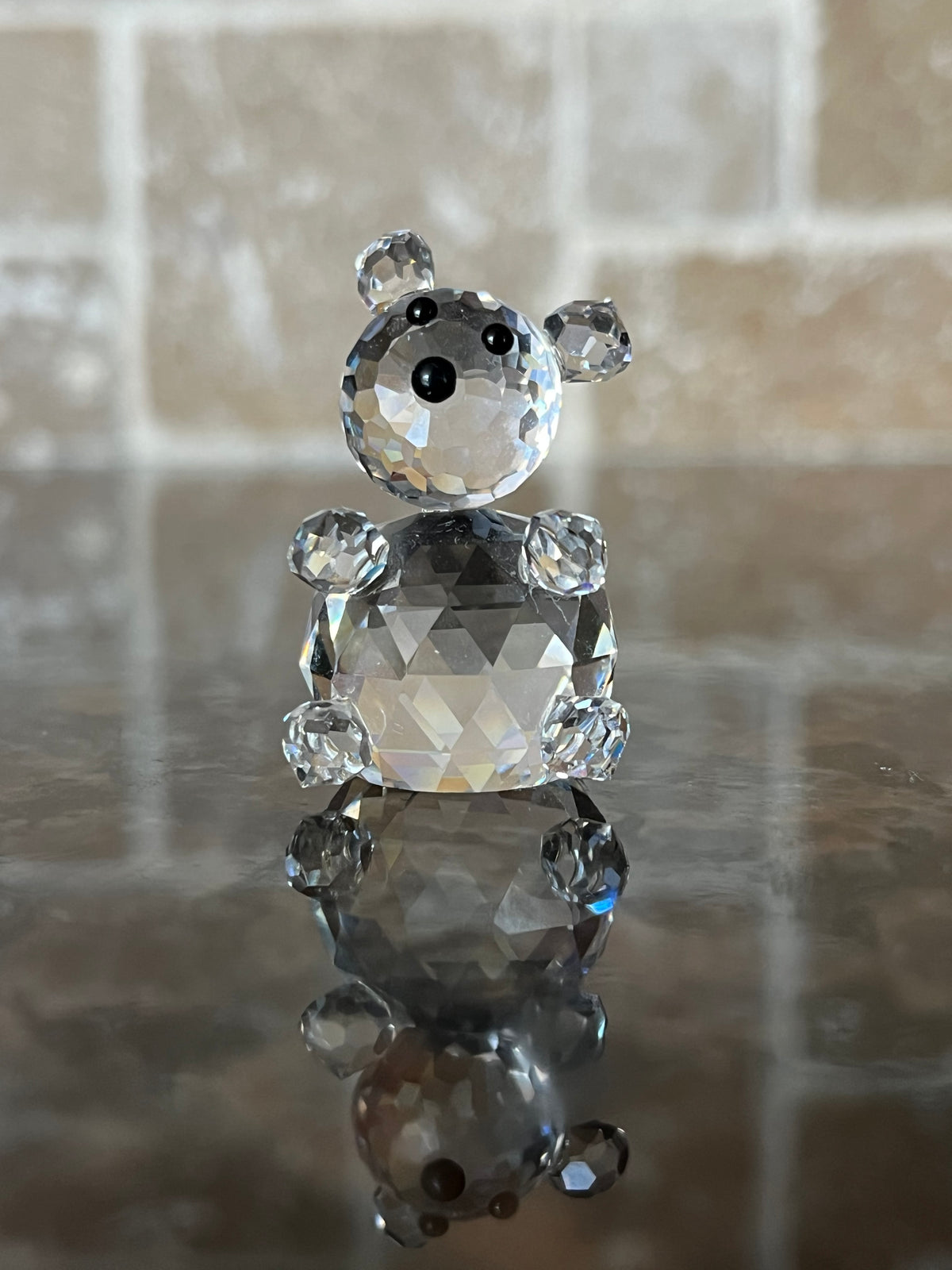 Vintage Swarovski Crystal Mini Bear Figurine