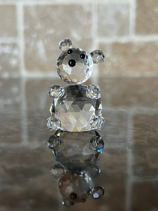 Vintage Swarovski Crystal Mini Bear Figurine