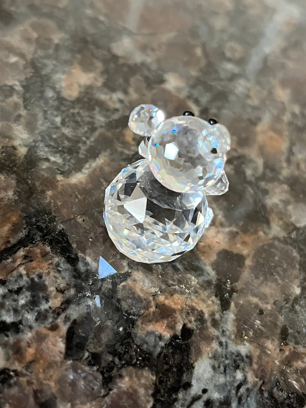 Vintage Swarovski Crystal Mini Bear Figurine