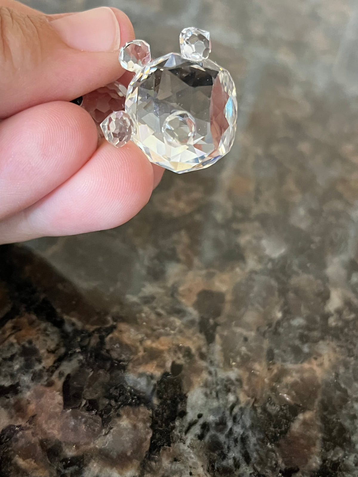 Vintage Swarovski Crystal Mini Bear Figurine