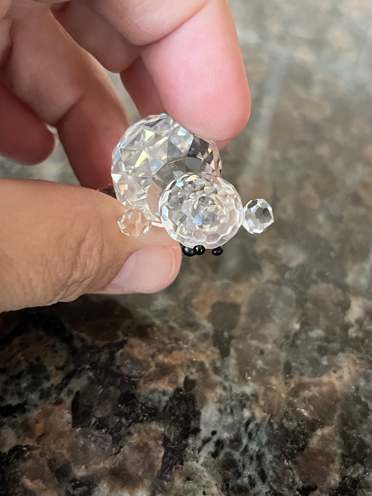 Vintage Swarovski Crystal Mini Bear Figurine