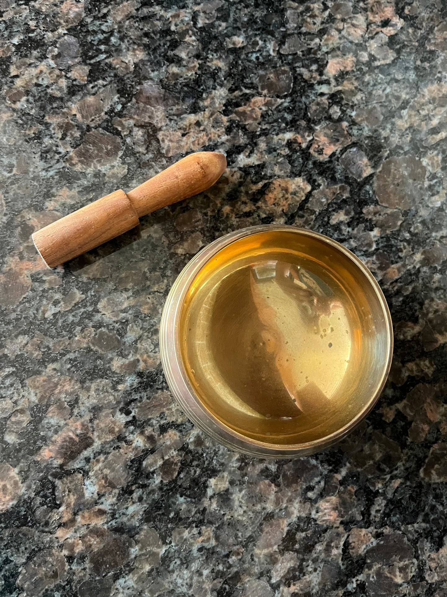 Vintage Tibetan Brass Singing Bowl