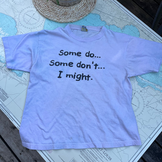 Vintage Matrix Fashion Some Do... Graphic Tee Shirt