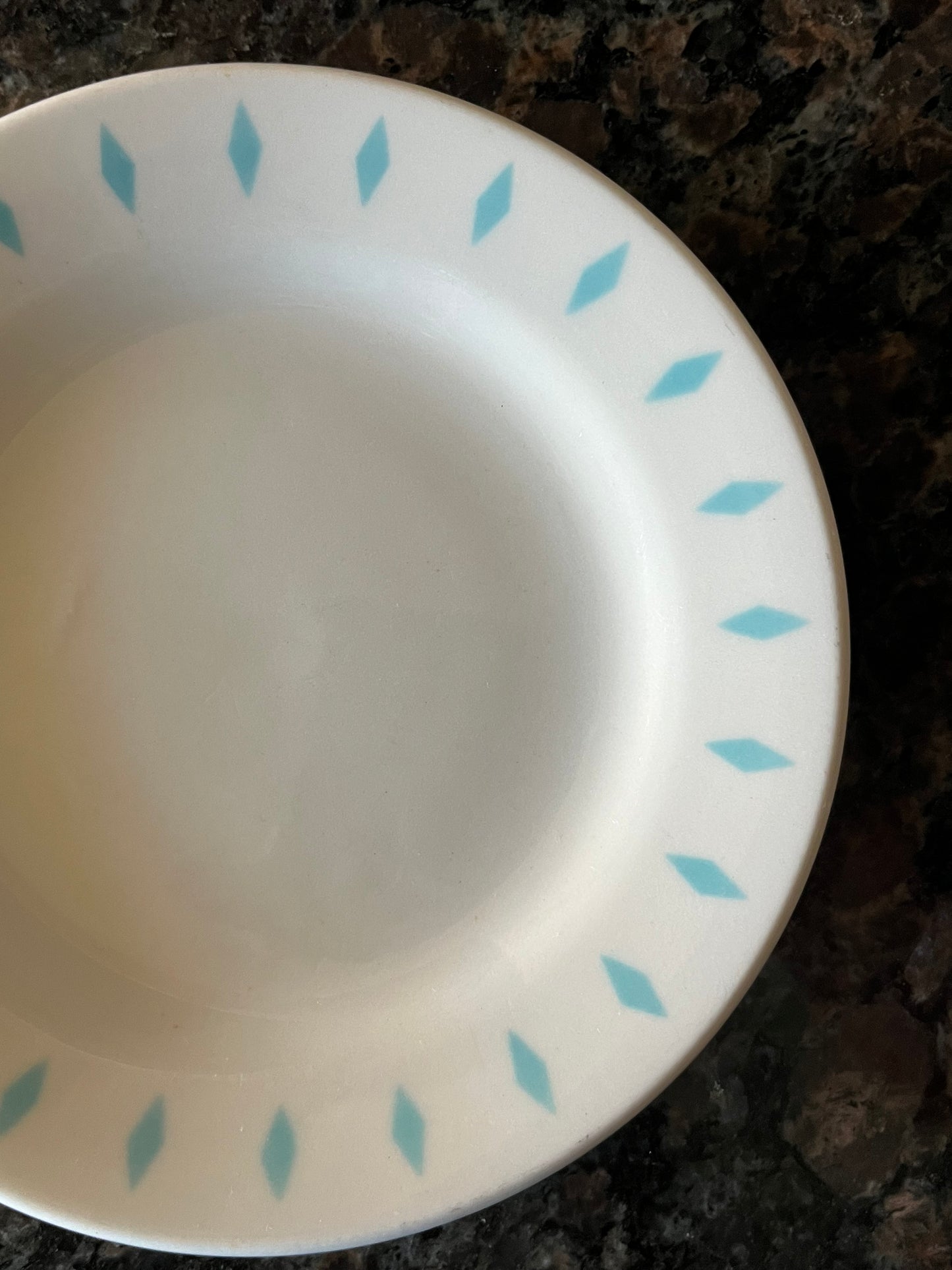 Vintage Vandesca China Diamond Pattern Side Plate