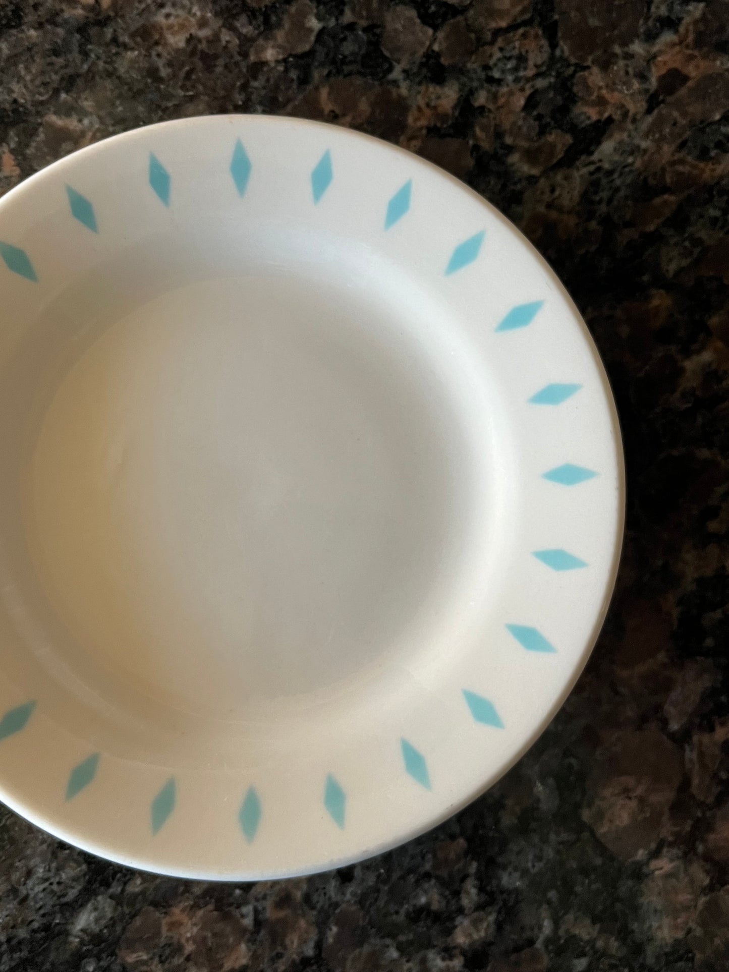 Vintage Vandesca China Diamond Pattern Side Plate
