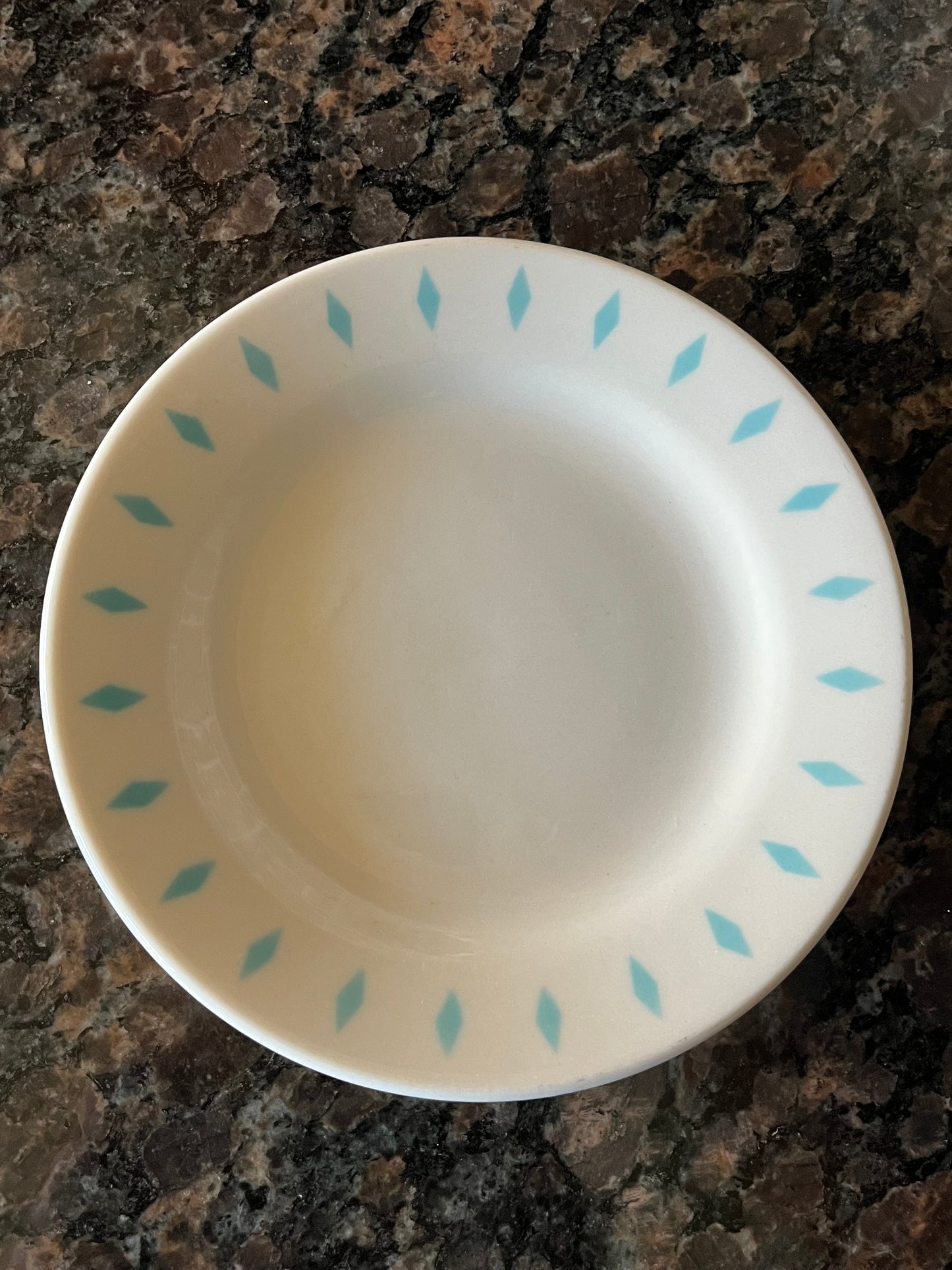 Vintage Vandesca China Diamond Pattern Side Plate