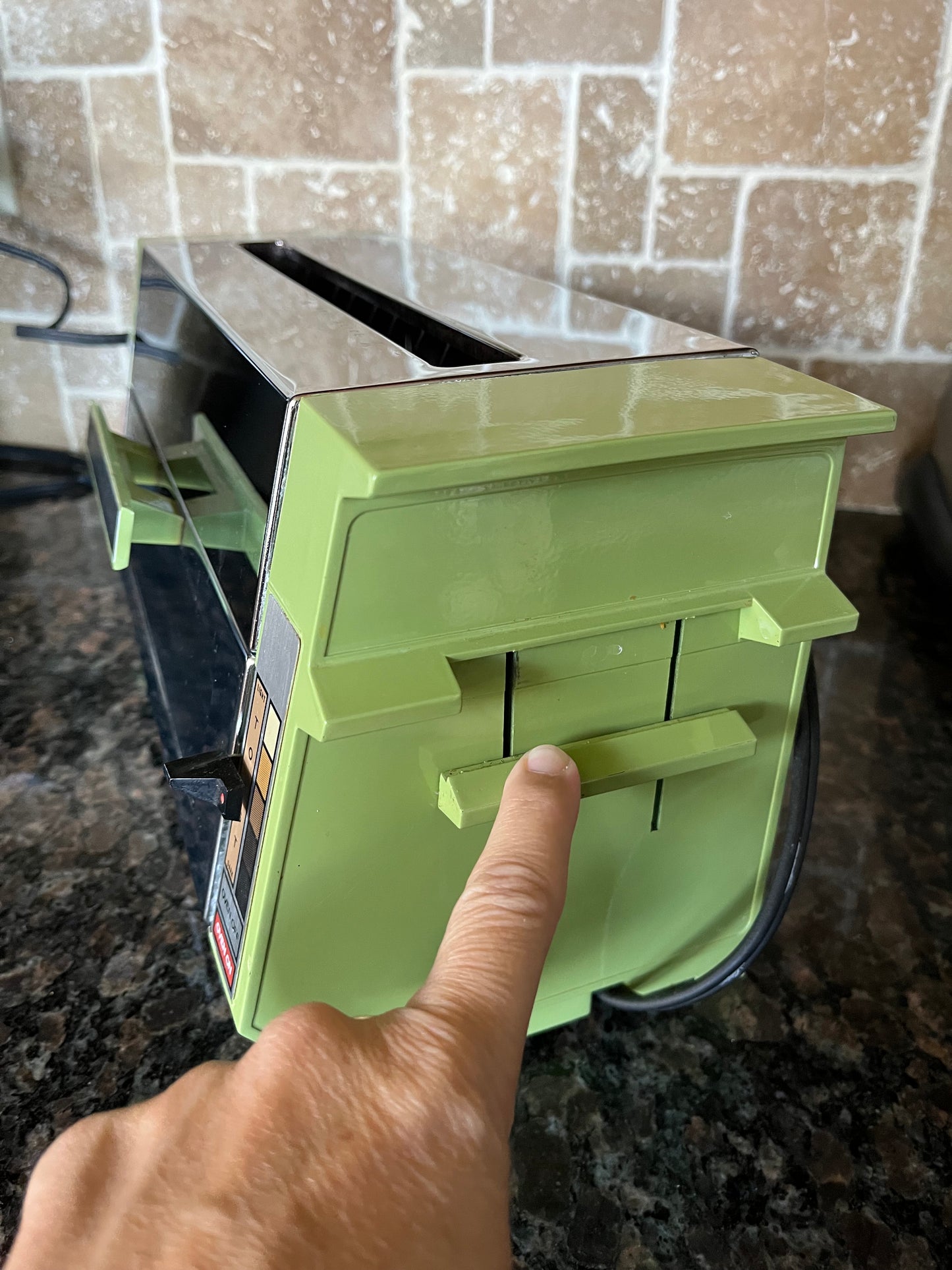 Vintage 70s Proctor Silex Avocado Toaster Oven