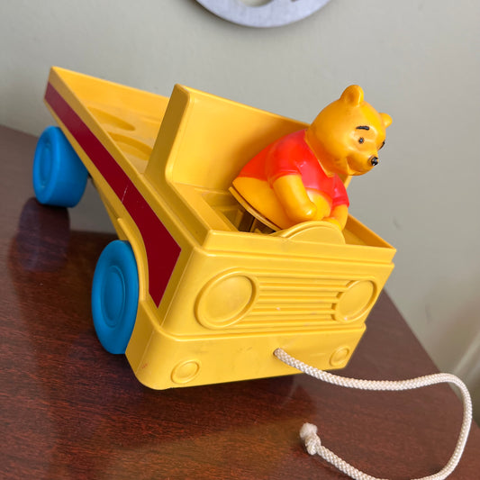 Vintage 80s Winnie the Pooh Disney Shape Truck