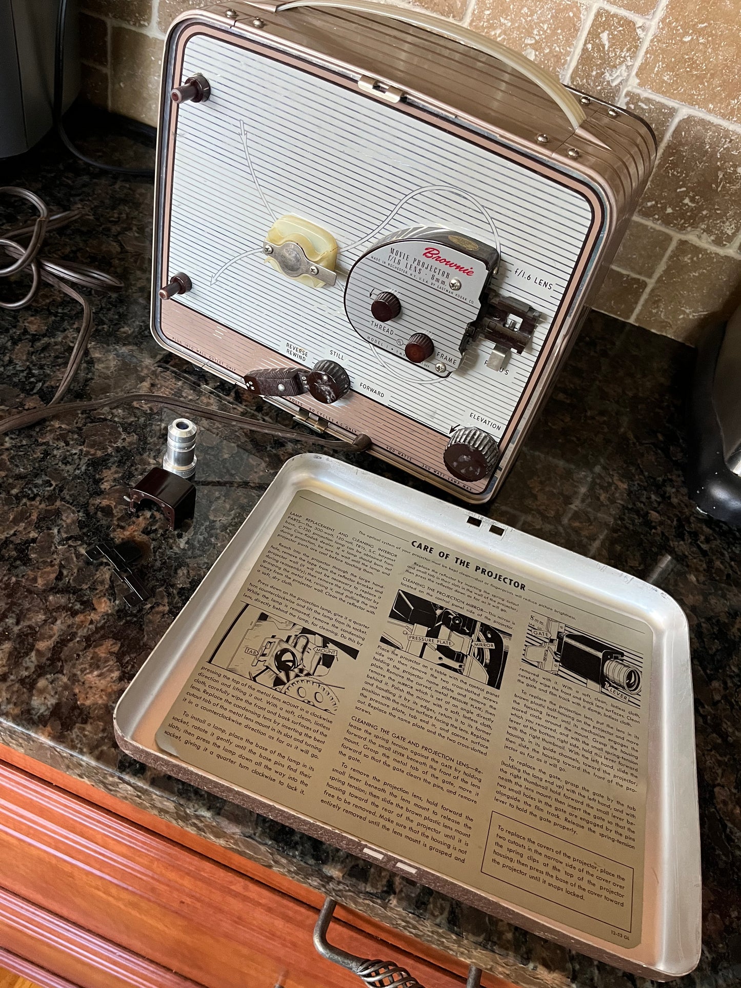 Vintage Kodak Brownie 8mm Movie Projector