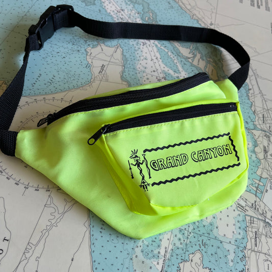 Vintage Neon Grand Canyon Souvenir Fanny Pack