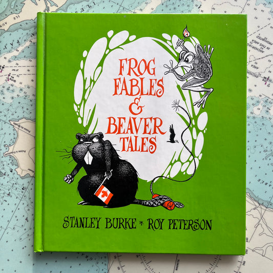 Vintage 1973 Frog Fables & Beaver Tales Book