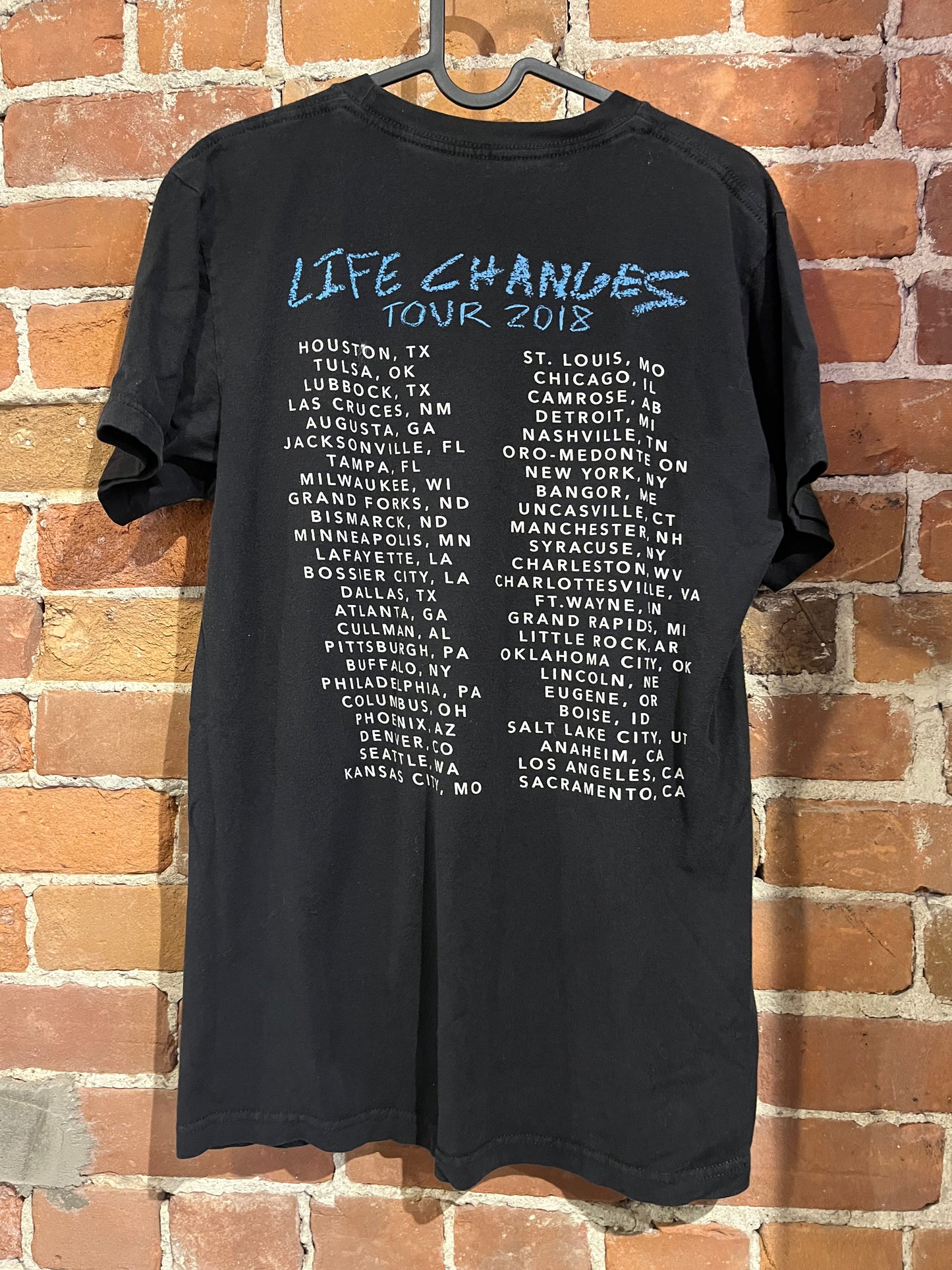2018 Thomas Rhett Life Changes Tour Tee Shirt
