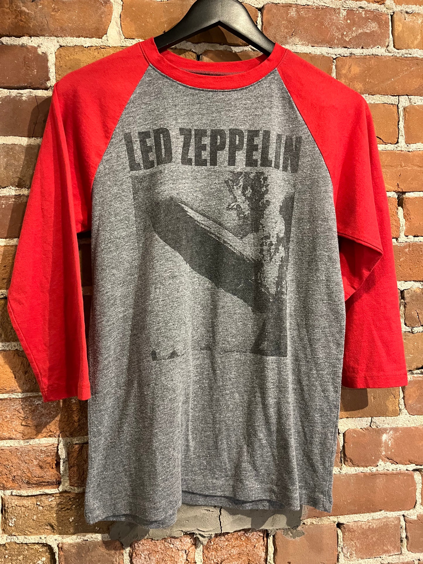 Vintage Led Zeppelin 3/4 Sleeve Graphic Tee Shirt