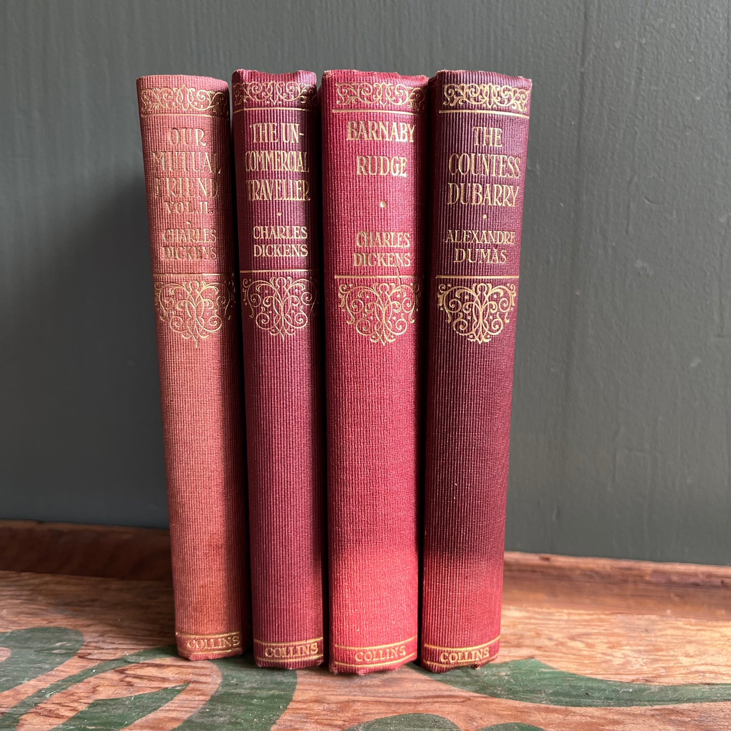 Antique 20’s Charles Dickens / Alexandre Dumas Book Set (4)