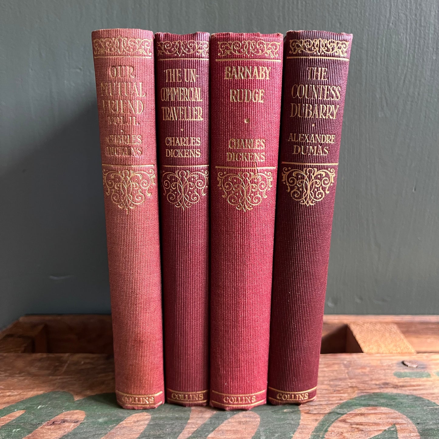 Antique 20’s Charles Dickens / Alexandre Dumas Book Set (4)